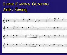 Lirik Lagu Waldjinah Caping Gunung